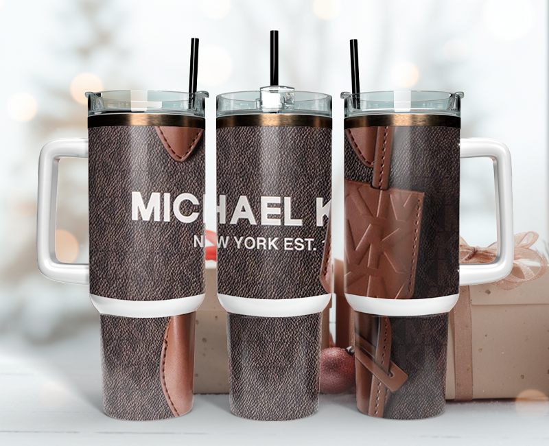 Michael Kors Tumbler Wrap 40oz Logo Fashion Tumbler Wrap 40oz Tumbler 40oz Png Tumblerpng