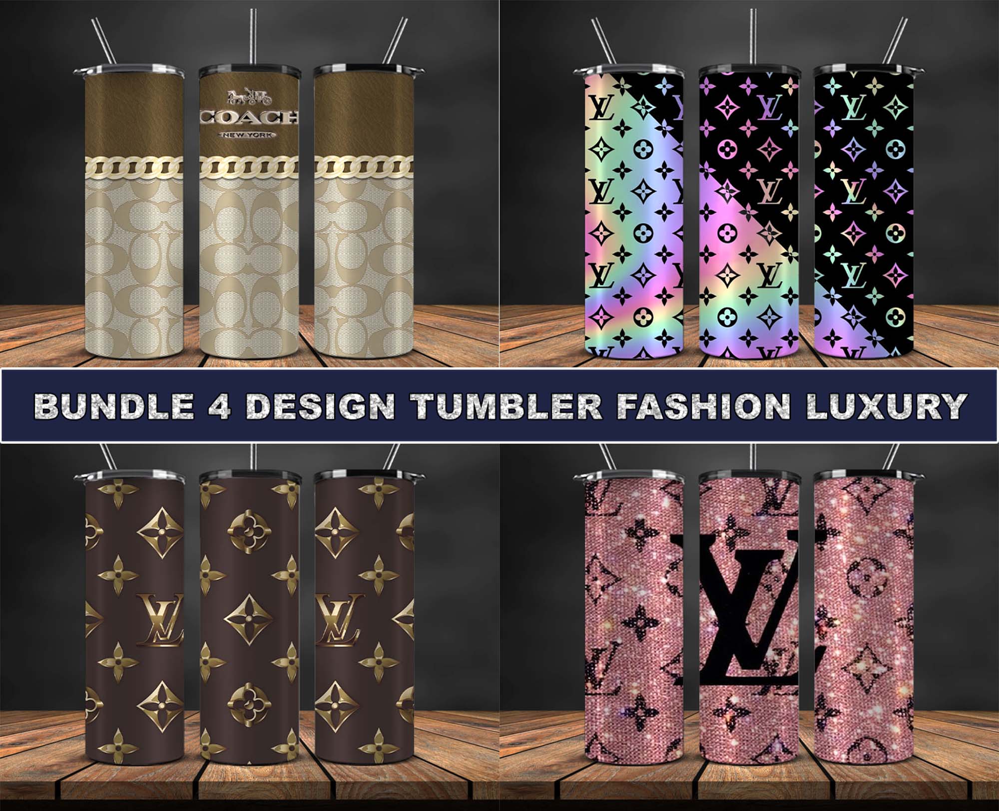 Louis Vuitton Luxury Brands Tumbler Sublimation Design, Brand Logo Svg,  Logo Brand Svg, Fashion Brand Svg, PNG file