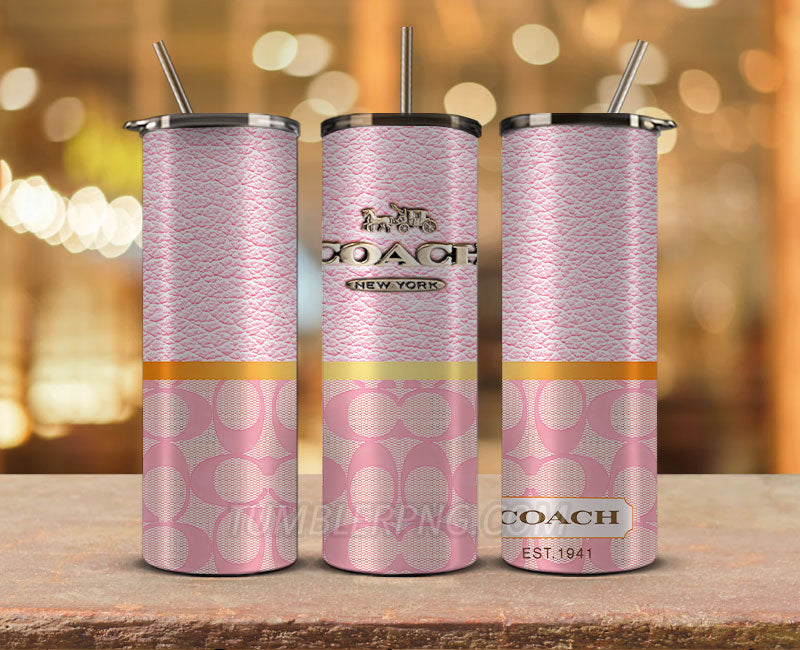 LV Raiders Pink 20 oz Skinny Tumbler