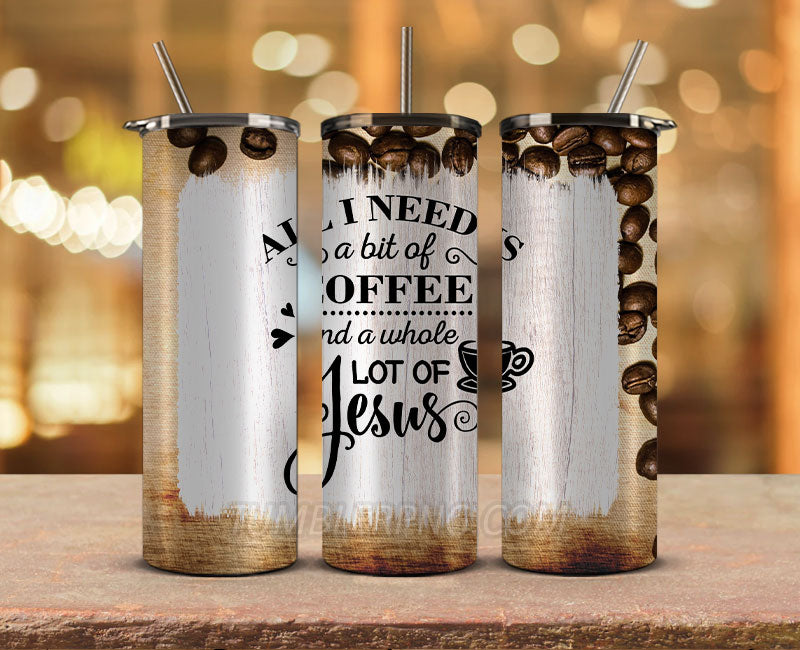 Coffee 20 oz Skinny Tumbler Sublimation Png, Coffee Tumbler Wrap 03 –  Tumblerpng