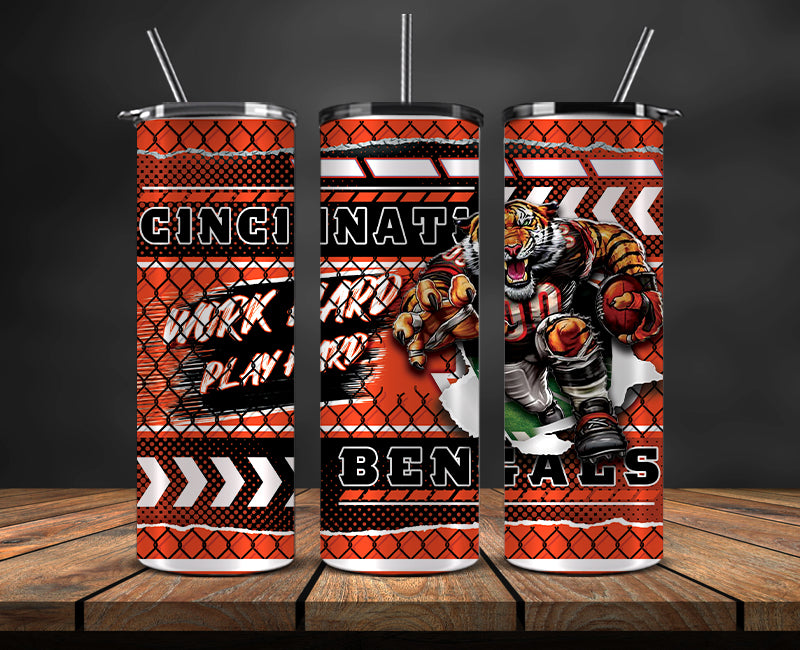 Cincinnati Bengals Tumbler, Bengals Logo, Mascot Football Png 105