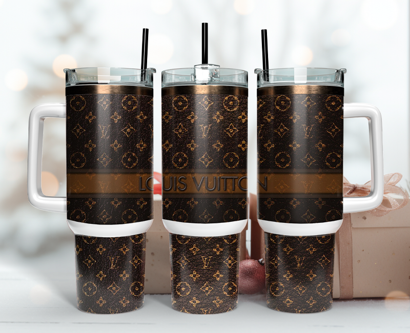 Louis Vuitton Tumbler Wrap 40oz, Logo Fashion Tumbler Wrap 40oz, Tumbler 40oz Png 106