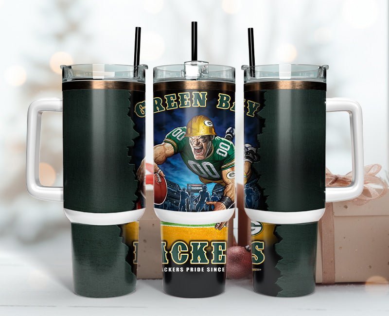 Green Bay Packers Tumbler 40oz Png, 40oz Tumler Png 109 – Tumblerpng