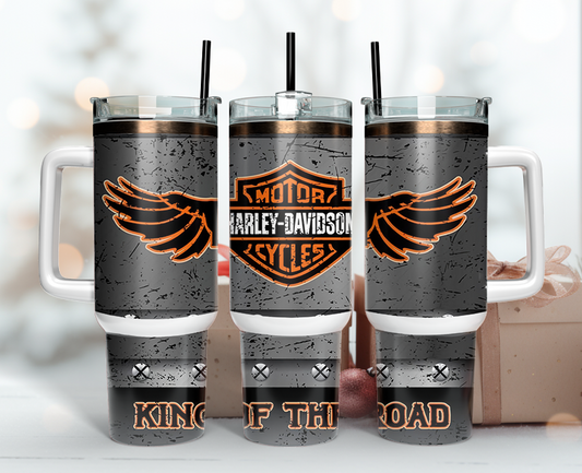 Harley Davidson Tumbler Wrap 40oz, Harley Davidson Tumbler Png 10