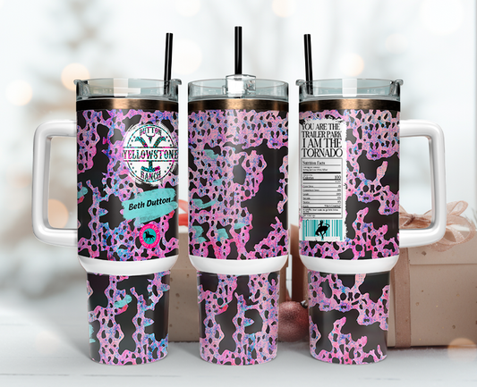 Yellowstone Tumbler Wrap 40oz , 40oz Tumbler Sublimation Png , Tumbler Wrap 10