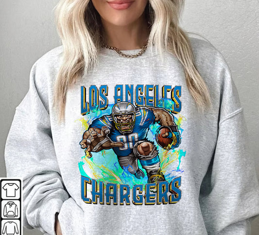 Los Angeles Chargers Football Sweatshirt png ,  T-Shirt Png, NFL T-Shirt Design 114