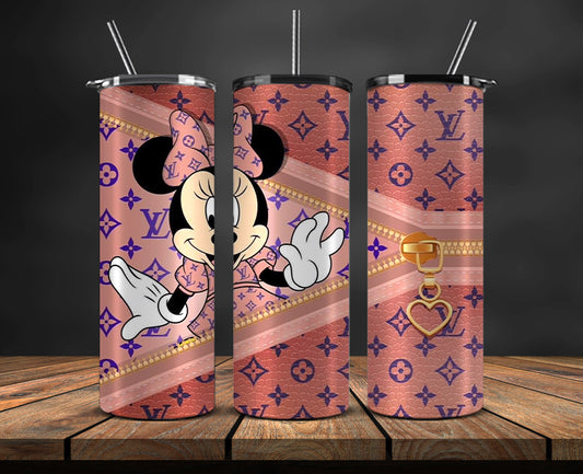 Mickey Logo Fashion Tumbler Designs, Brand Logo Tumbler Wrap New 11