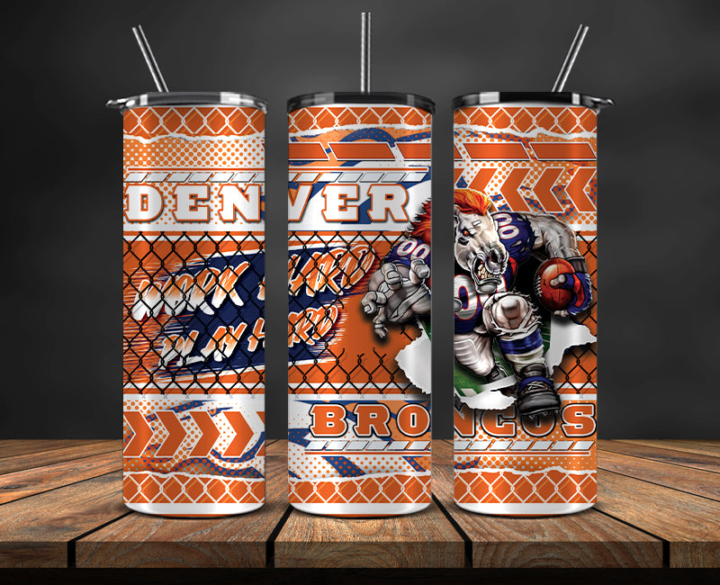 Denver Broncos Tumbler, Broncos Logo, Mascot Football Png 121