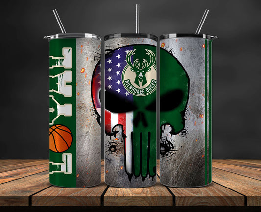 Milwaukee Bucks Tumbler Wrap  Basketball Design,NBA Teams,NBA Sports,Nba Tumbler Wrap,NBA DS-129