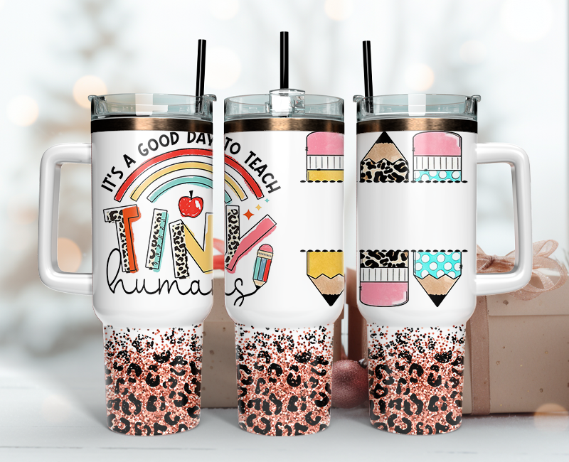 Teacher Tumbler Wrap 40oz, Teacher Tumbler Png 12