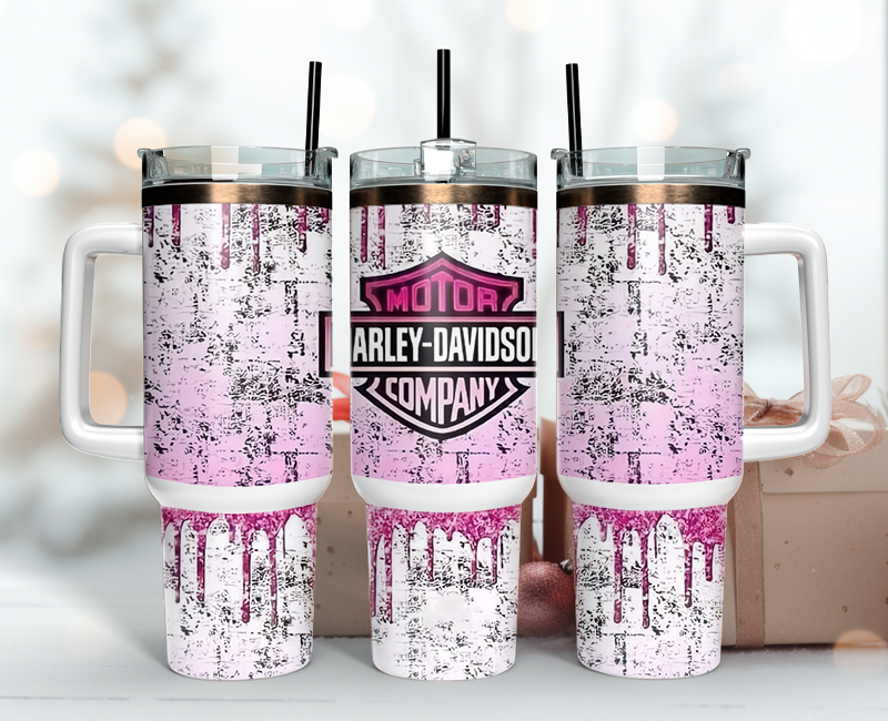 Harley Davidson Tumbler Wrap 40oz, Harley Davidson Tumbler Png 12