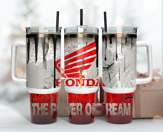 Honda Tumbler Wrap 40oz, Logo Car Tumbler Wrap 40oz