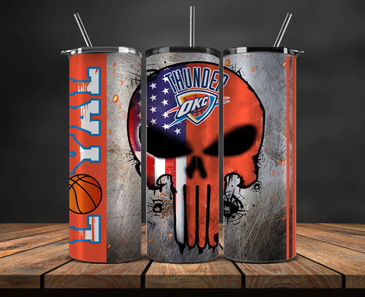 Oklahoma City Thunder Tumbler Wrap  Basketball Design,NBA Teams,NBA Sports,Nba Tumbler Wrap,NBA DS-132