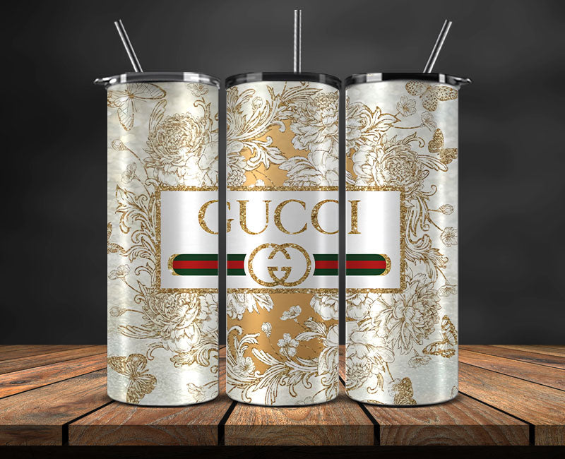 Gucci Tumbler Wrap, Gucci  Tumbler Png, Gucci  Logo, Luxury Tumbler Wraps, Logo Fashion  Design 138