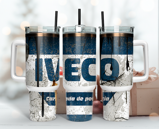 Iveco Tumbler Wrap 40oz, Logo Car Tumbler Wrap 40oz