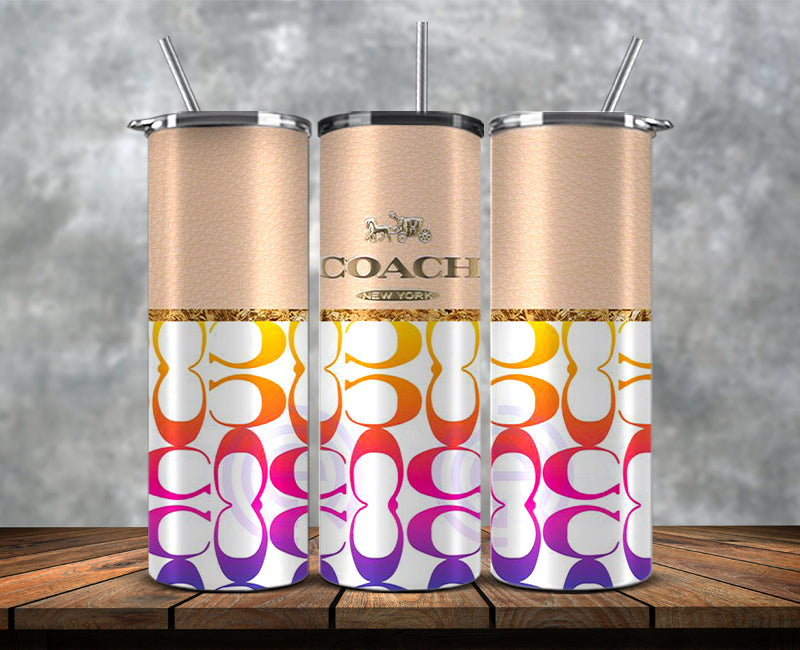 Coach Tumbler Wraps, Coach Logo, Fashion Patterns, Logo Fashion Tumbler, Logo LV 3d Inflatable 140