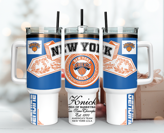 New York Knicks Tumbler Wrap 40oz, Nba Tumbler Wrap 40oz