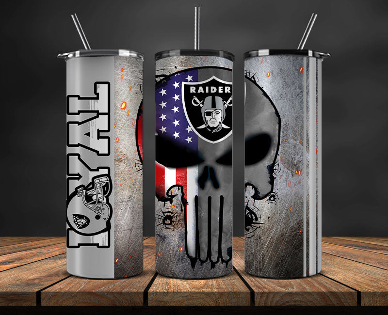 Las Vegas Raiders Loyal Tumbler Wraps, Nfl Tumbler Png 154