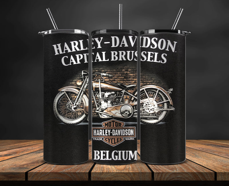 Harley Skinny Tumbler Png, Motor Harley Digital Tumbler Wrap, Harley Tumbler Wrap New 16