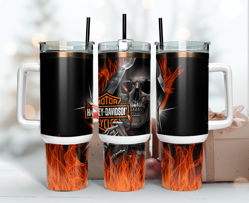 Harley Davidson Tumbler Wrap 40oz, Harley Davidson Tumbler Png 17