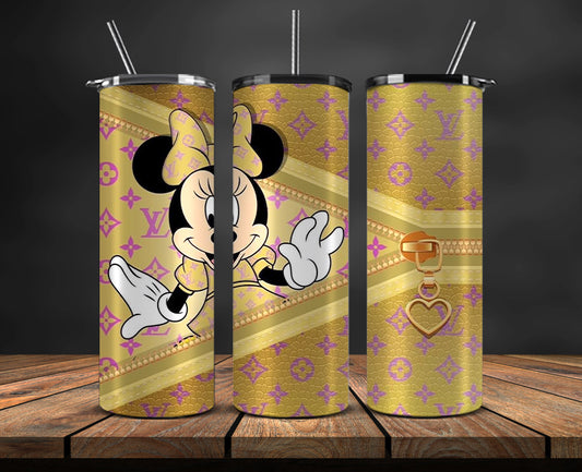 Mickey Logo Fashion Tumbler Designs, Brand Logo Tumbler Wrap New 17