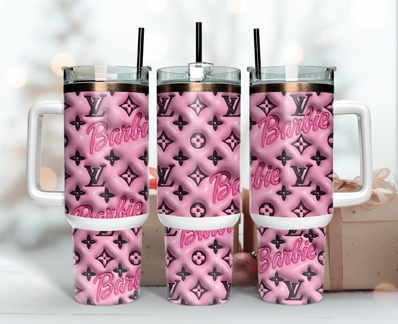 LV 3D Tumbler Wrap 40oz, Logo Fashion Tumbler Wrap 40oz, Tumbler 40oz Png 17