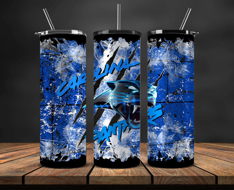 Carolina Panthers Tumbler Wrap, American Football Tumbler PNG -18