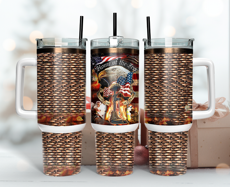 Veteran Tumbler Wrap 40oz , 40oz Tumbler Sublimation Png , Tumbler Wrap 19