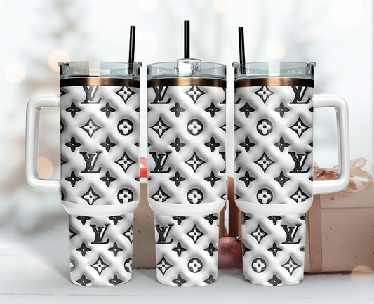 LV 3D Tumbler Wrap 40oz, Logo Fashion Tumbler Wrap 40oz, Tumbler 40oz Png 19