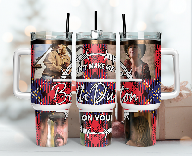 Yellowstone Tumbler Wrap 40oz , 40oz Tumbler Sublimation Png , Tumbler Wrap 01