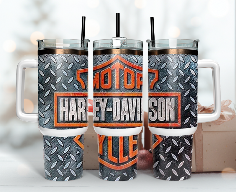 Harley Davidson Tumbler Wrap 40oz, Harley Davidson Tumbler Png 20