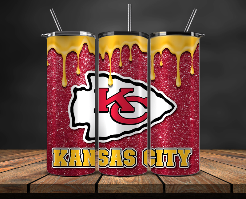 Kansas City Chiefs Tumbler Wrap, NFL Trendy Tumbler 21