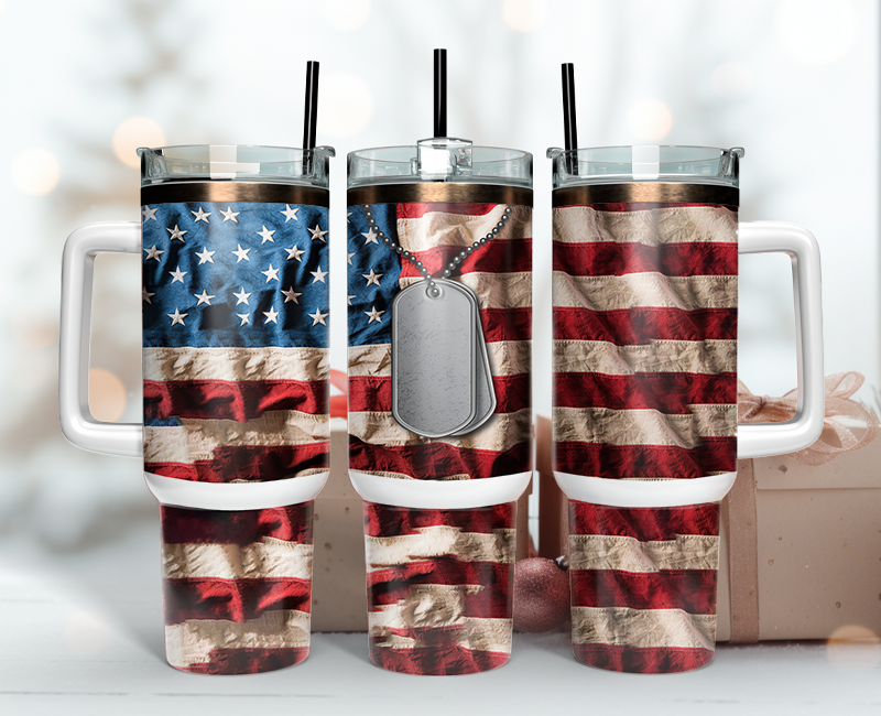 Veteran Tumbler Wrap 40oz , 40oz Tumbler Sublimation Png , Tumbler Wrap 23