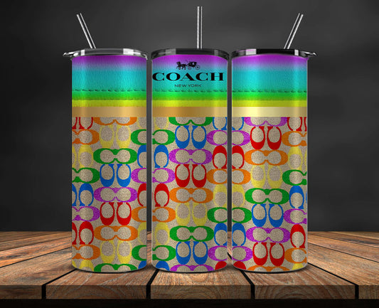 Coach Tumbler Wrap, Coach Tumbler Png ,Luxury Logo Fashion Png 23