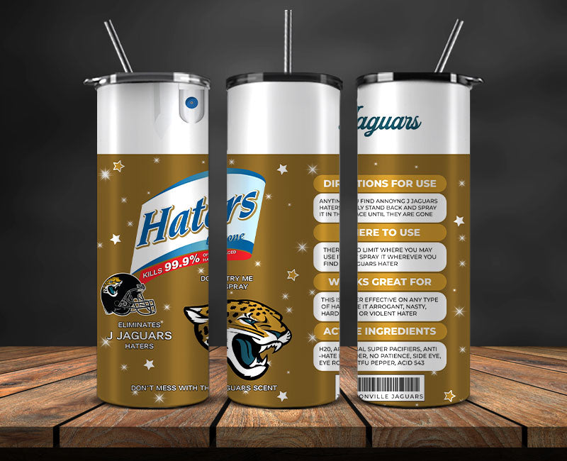 Jacksonville Jaguars Haters Be Gone Tumbler Png, Nfl Tumbler Png 24