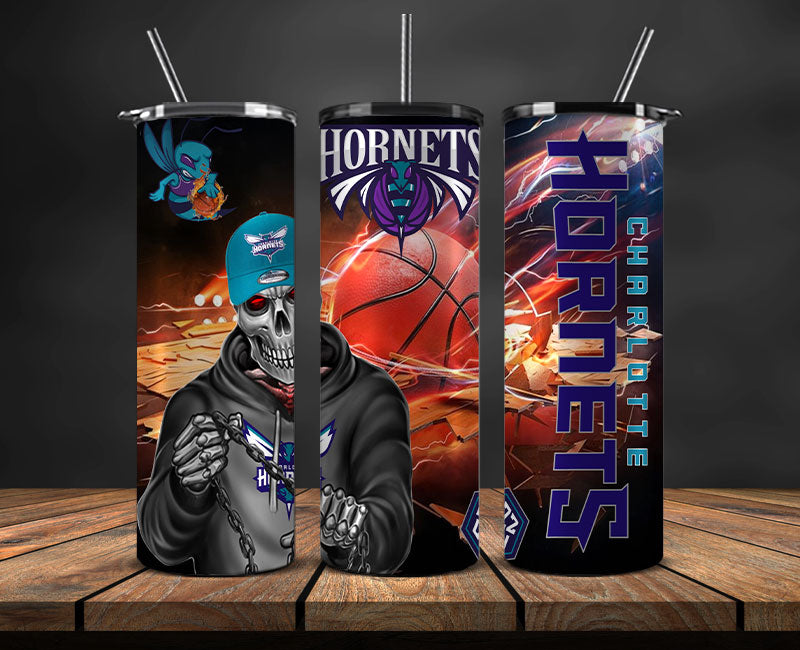 Hornets Tumbler Wrap, Basketball Design,NBA Teams,NBA Sports,Nba Tumbler Wrap,NBA DS-24