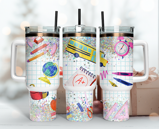 Teacher Tumbler Wrap 40oz, Teacher Tumbler Png 24