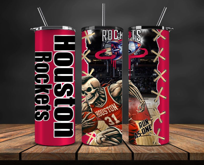 Houston Tumbler Wrap, Basketball Design,NBA Teams,NBA Sports,Nba Tumbler Wrap,NBA DS-25