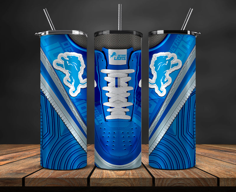 Detroit Lions Tumbler Wrap, NFL Sneaker Tumbler Wrap 25 – Tumblerpng