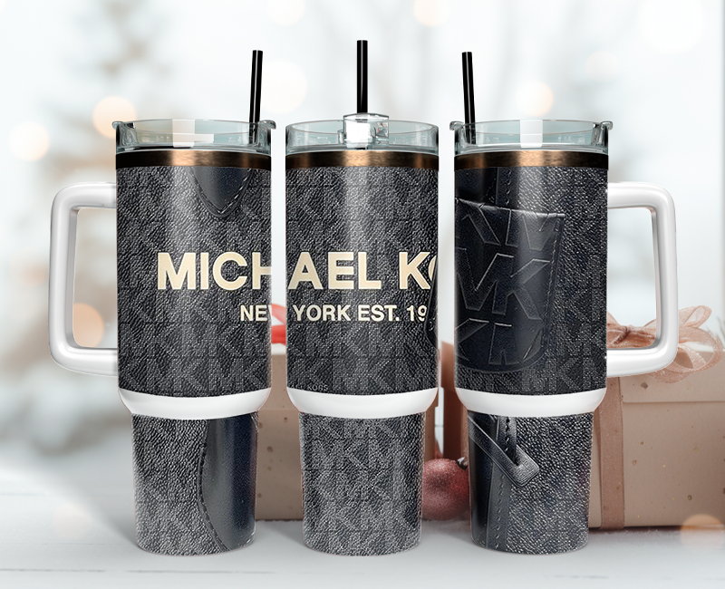 Michael Kors Tumbler Wrap 40oz, Logo Fashion Tumbler Wrap 40oz, Tumbler 40oz Png 25