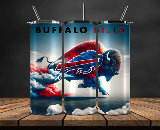 Buffalo Bills Tumbler Wrap, NFL Trendy Tumbler 25