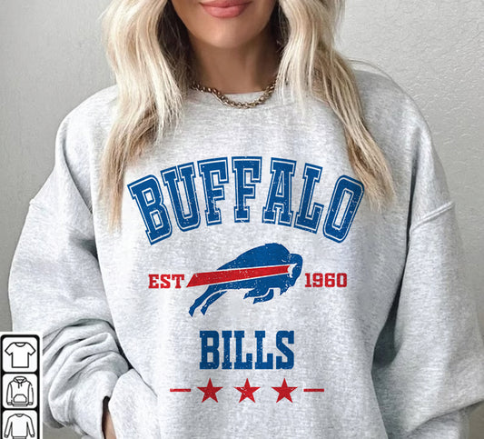 Buffalo Bills Football Sweatshirt png ,  T-Shirt Png, NFL T-Shirt Design 269