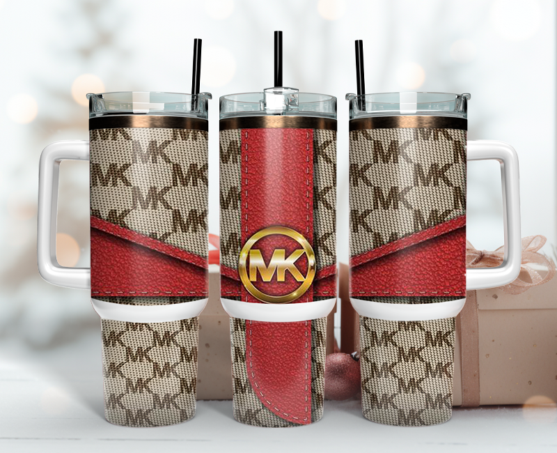 Michael Kors Tumbler Wrap 40oz, Logo Fashion Tumbler Wrap 40oz, Tumbler 40oz Png 26