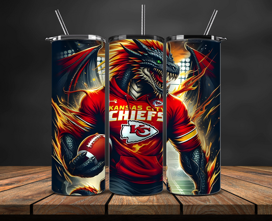 Kansas City Chiefs Tumbler Wrap, NFL Trendy Tumbler 26