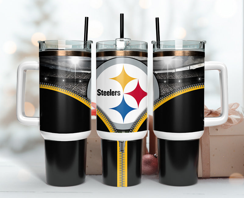 Pittsburgh Steelers 40oz Tumbler,NFL Tumbler Wrap , 40oz Tumbler Sublimation Png , 40oz Tumbler Wrap 59