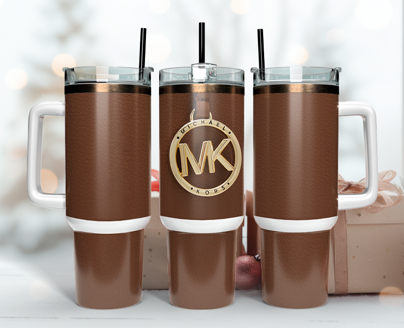 Michael Kors Tumbler Wrap 40oz, Logo Fashion Tumbler Wrap 40oz, Tumbler 40oz Png 27