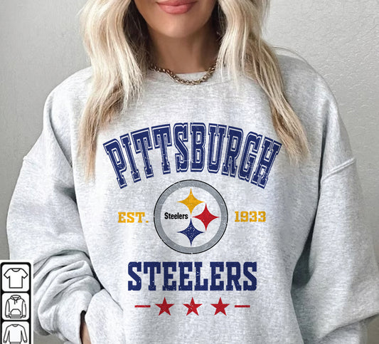 Pittsburgh Steelers Football Sweatshirt png ,  T-Shirt Png, NFL T-Shirt Design 282