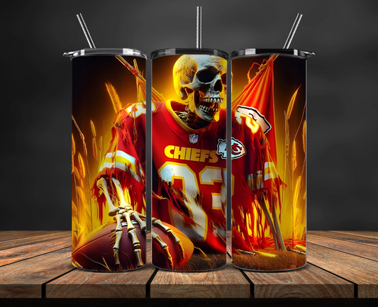 Kansas City Chiefs Tumbler Wrap, NFL Trendy Tumbler 28