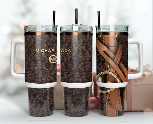 Michael Kors Tumbler Wrap 40oz, Logo Fashion Tumbler Wrap 40oz, Tumbler 40oz Png 28