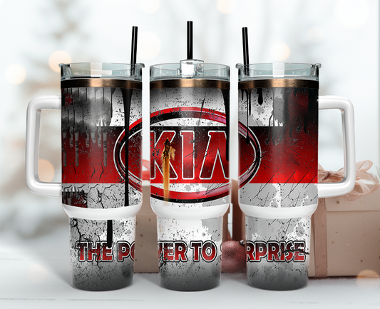 Kia Tumbler Wrap 40oz, Logo Car Tumbler Wrap 40oz